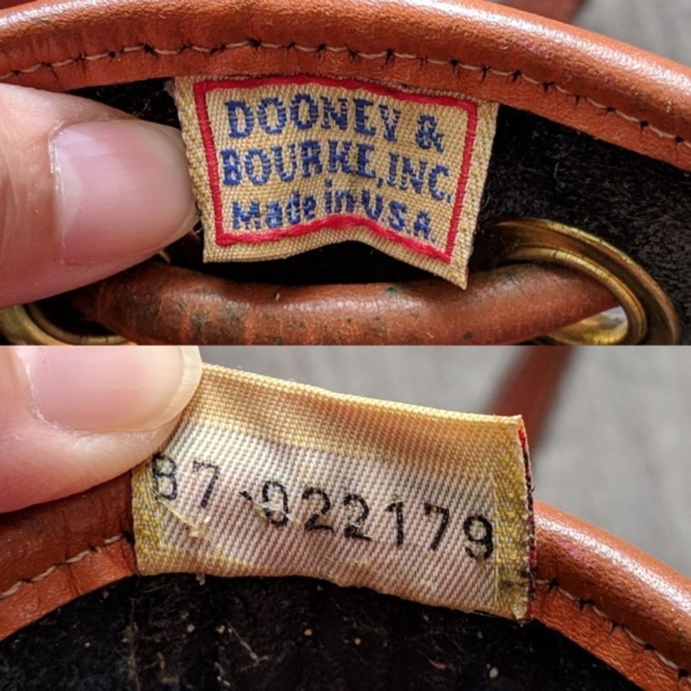Dooney & Bourke AWL Vintage Leather Bucket Bag - Picture 5 of 8